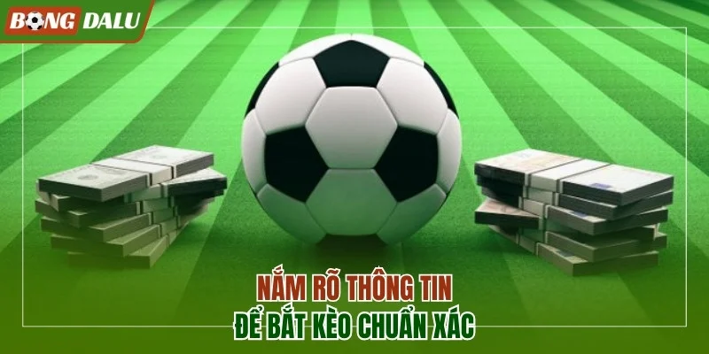 Nắm rõ thông tin để bắt kèo chuẩn xác