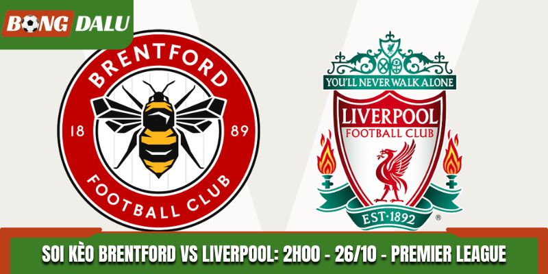 Soi Kèo Brentford vs Liverpool: 2h00 - 26/10 - Premier League